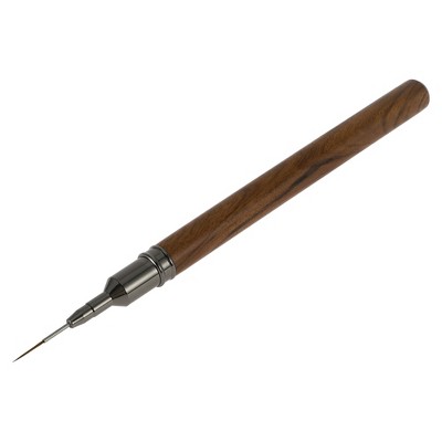 Unique Bargains Nail Painting Brushes for Polish Painting Home DIY Brown 1 Pc