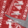 Christmas Rugs for Living Room Xmas Tree Deer Area Rug Stain Resistant Non-Slip Rug - 3 of 4