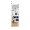 DOMETOUR Fashion Simple Jewelry Storage Mirror Cabinet With LED Lights Can Be Hung On The Door Or Wall - 2 of 4
