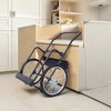 NAYSAYE Hand Truck Dolly Dual Tank Cart Durable Design for Smooth Cylinder Transport and Easy Mobility, Black, 21.5"*47.3"*28" - 2 of 4