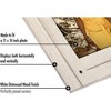 Americanflat Rustic Picture Frame with polished glass - Displays Textured Wood and Polished Glass for Wall and Tabletop - 4 of 4