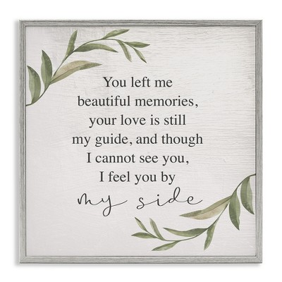 Stupell Industries Grieving Inspirational Heartfelt Phrase, 17" x 17"