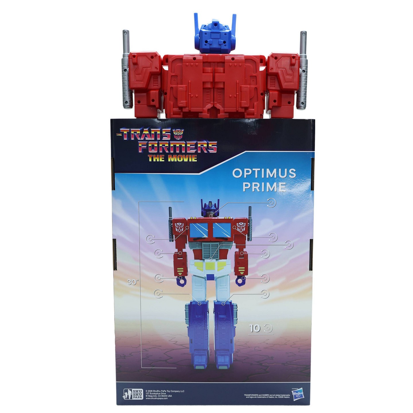 Детская фигурка Big-Figs 30" Transformers Optimus Prime Action Figure (Target Exclusive) — фото 4