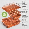 Gotham Steel 6 Piece Nonstick Stackable Bakeware Set - Copper - 4 of 4