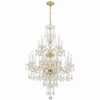Crystorama Lighting Traditional Crystal 15 - Light Chandelier in  Polished Brass - 2 of 4