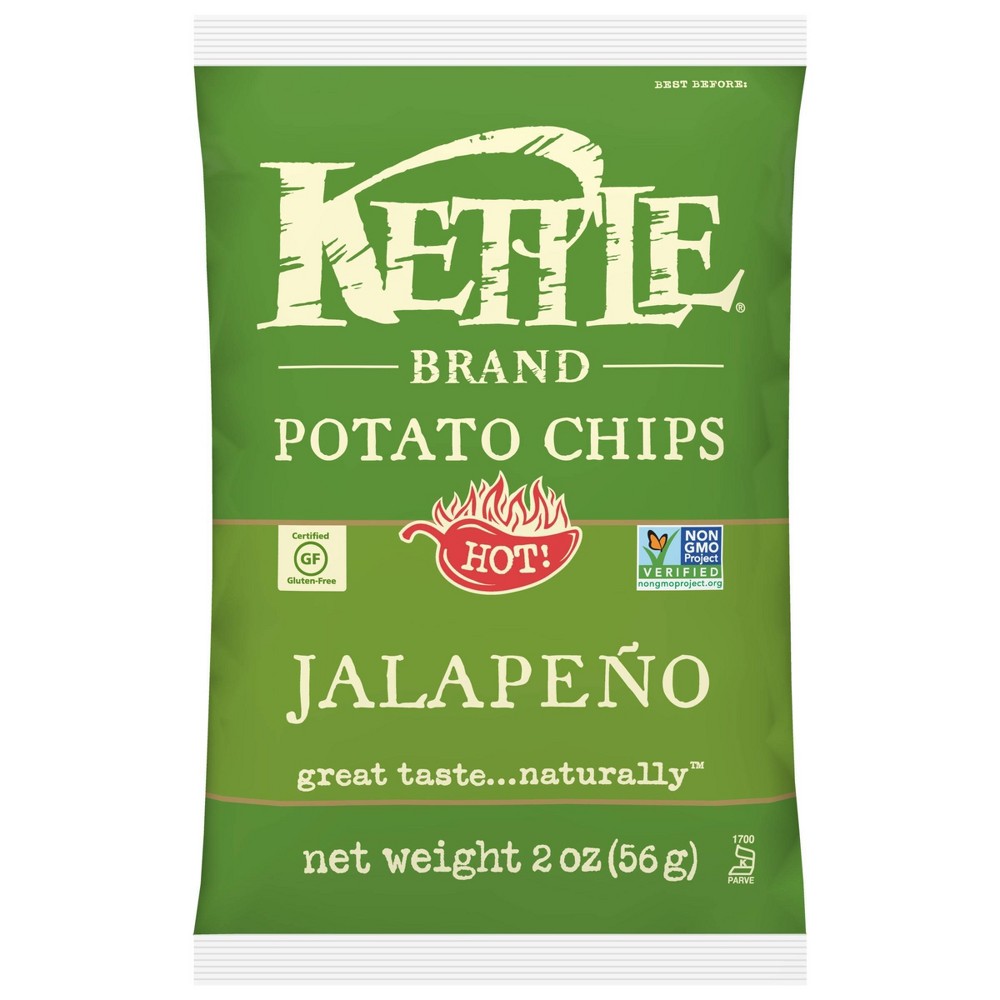 JALAPENO POTATO CHIPS 2oz Pack of 6 (BB 10/2024) 