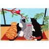 Jellybean Bird Watchers Doormat – Colorful, Fun Welcome Mat for Bird Lovers & Nature Enthusiasts, 20"X30" - 2 of 3