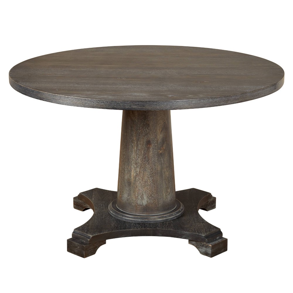 Photos - Dining Table Ariane Round  Gray - angelo:HOME