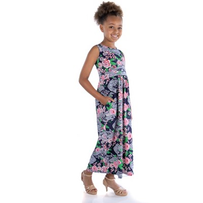 Girls Floral Maxi Dress : Target