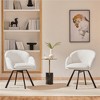 Yaheetech Set of 2 Flower-shaped Armchairs with Removable Seat Cushion for Bedroom, Living Room, Home Office - 2 of 4
