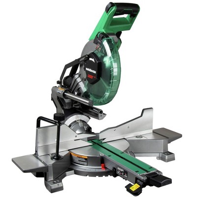 Metabo HPT C10FSHCTM 15 Amp Sliding Dual Bevel Compound 10 in. Corded Miter Saw with Laser Marker