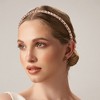Unique Bargains Women's Hairband 2 Rows Rhinestone Headband 0.31 Inch Wide 1 Pc - 3 of 4