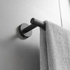 BWE 3-Piece Bath Hardware Set with Towel Hook and Toilet Paper Holder and Towel Bar Wall Mount - 3 of 4