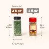 6Pcs 4oz Glass Spice Jars with Shaker Lids and 21 Labels, Empty Spice Containers for Kitchen Seasoning - 3 of 4
