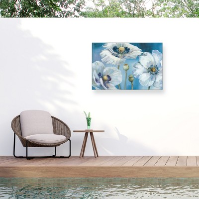 Lisa Audit Blue Dance I Outdoor Canvas Art
