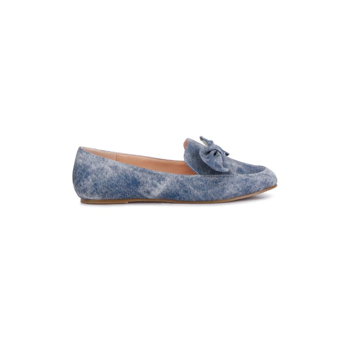 Женские туфли London Rag Womens Waveney Bow Embellished Loafers 9 — фото 2