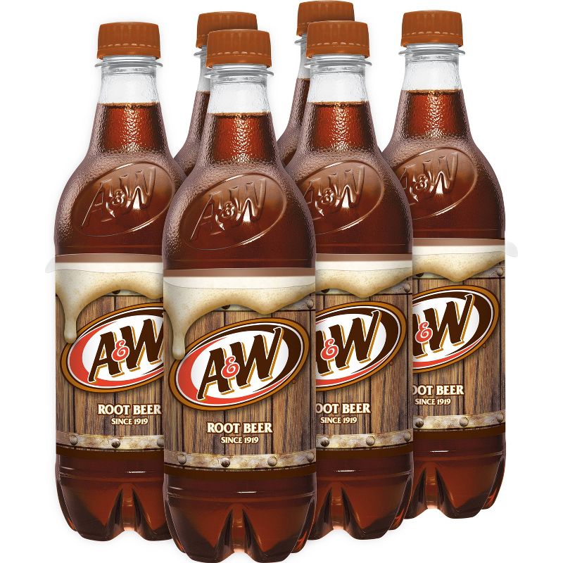 A&#38;W Root Beer Soda Bottles - 6pk/16.9 fl oz, 5 of 12