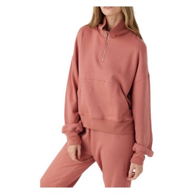 Women's Waves Half Zip Fleece Sweater - SOL ANGELES