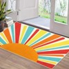 Area Rug for Living Room Machine Washable Modern Sun Rug - 2 of 4