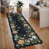 Lahome Machine Washable Back to College Series Floral Plant Floor Mat-Natural Bio-Printed Soft Rug for Living Room, School, Bedroom, or Entryway - 2 of 4