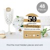 Big Dot of Happiness We Still Do - 50th Wedding Anniversary - Anniversary Party Scavenger Hunt - 1 Stand and 48 Game Pieces - Hide and Find Game - 2 of 4