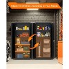 Metal Storage Cabinet with Lock, Steel Tool Cabinet,Storage Organization for Home, Garage, Office - 4 of 4