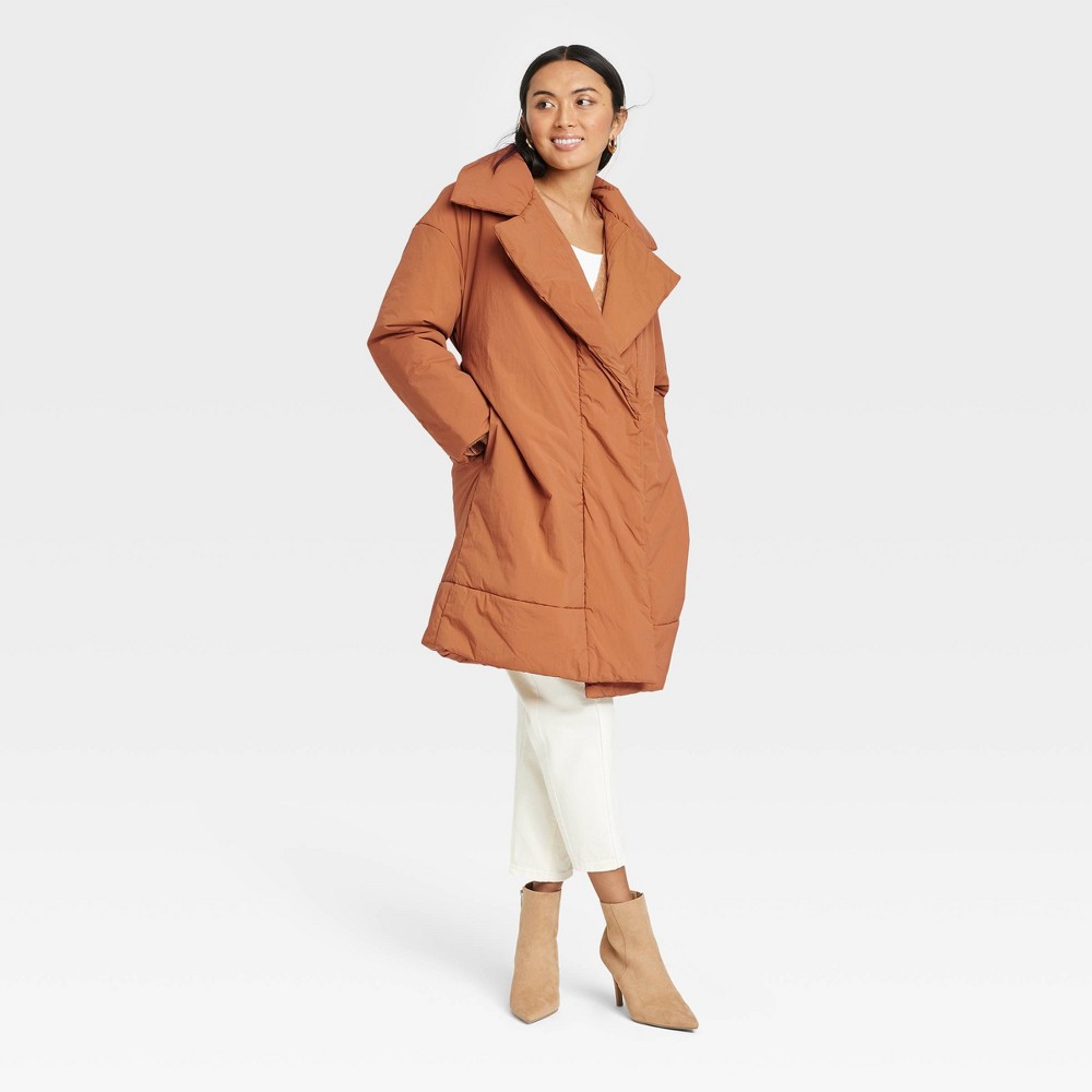 Women's Wrap Jacket - A New Day Brown XS