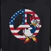Women's - Disney - Americana Lightweight French Terry Wide Neck Long Sleeve Shirt - 2 of 4