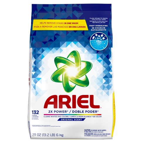 Detergente en Polvo Doble Poder Ariel 8 Kg