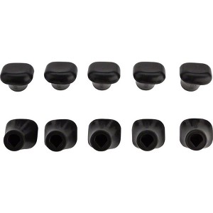 Greenfield Kickstand Rubber Foot Bag of 10 Bicycle Kickstand Tip Covers Black - 1 of 2