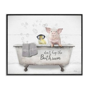 Stupell Industries Don't Hog Bathroom, 14" x 11" - 1 of 4