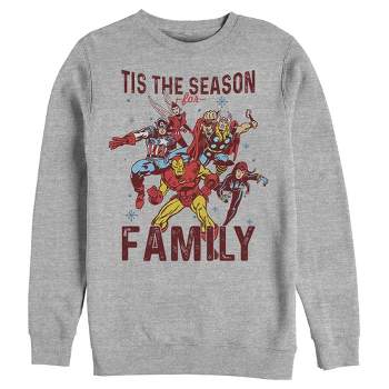Men's Marvel Christmas Season for Family Sweatshirt