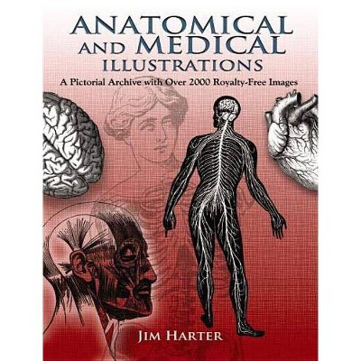  Anatomical and Medical Illustrations - (Dover Pictorial Archives) by  Jim Harter (Paperback) 