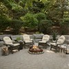 ARDEN Outdoor Plush Modern Tufted Rocking Chair Cushion, Set of 2, 20 x 18, Water Repellent, Fade Resistant - 3 of 4