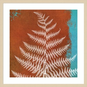 Amanti Art Fern Abstract Study II by Dianne Poinski Wood Framed Wall Art Print - 1 of 4