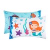 EVERYDAY KIDS Mermaid Full Size Bed Sheet Set 4-Piece Full Size Sheets Set Includes Flat Sheet, Fitted Sheet and 2 Pillowcases - 3 of 4