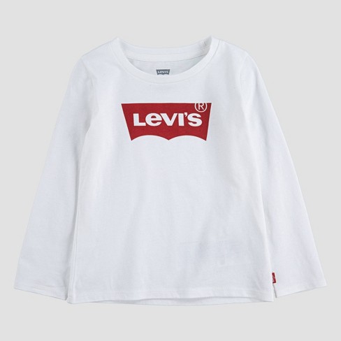 Levi s Toddler Girls Long Sleeve Batwing T shirt Target