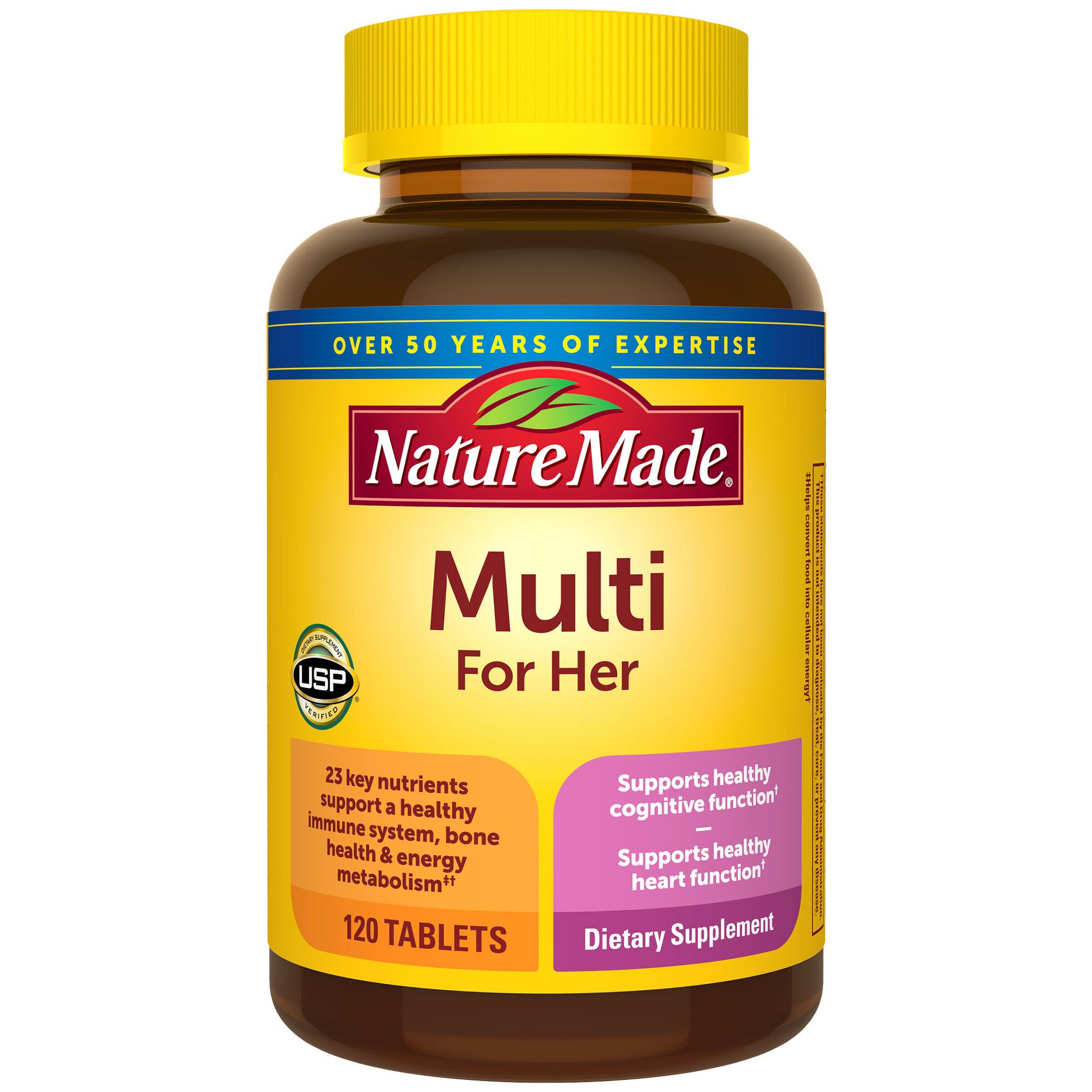Nature Made Women Multivitamin Tablets, USP Verified - 120ct
