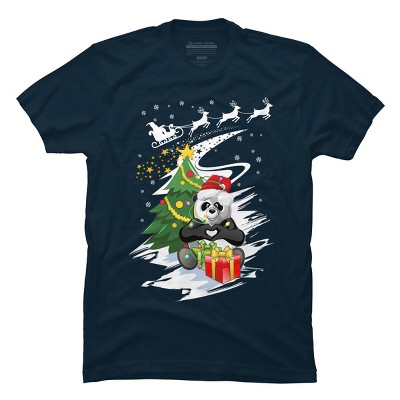 Men's Design By Humans Christmas T-shirt By CrystalHawk T-Shirt