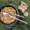 Petromax Cast Iron Fire Skillet for Kitchen or Camping, Pre-Seasoned Cookware for Campfire or Home Oven and Stove, Conducts Heat Evenly, Side Handles - 3 of 4