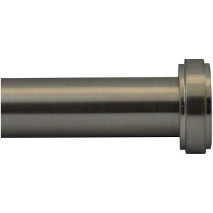 Urbanest 3-4" Diameter Steel Bouchon Window Drapery Curtain Rod Set - 1 of 4