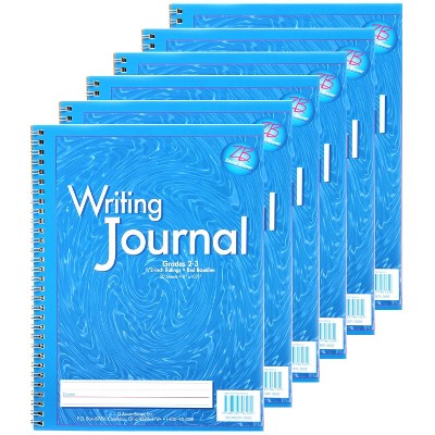 Zaner-Bloser My Writing Journal, Grade 2-3, Blue, Pack of 6