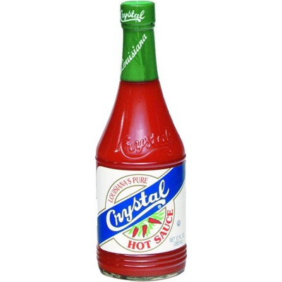 Lot Of 2 Bottles Of Crystal Louisiana's Pure Hot Sauce 12 FL OZ Each