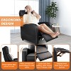 Recliner Chair PU Leather Recliner Sofa Seating with Lumbar Support Overstuffed High-Density Sponge Push Back Recliners Armchair for Living Room - 4 of 4
