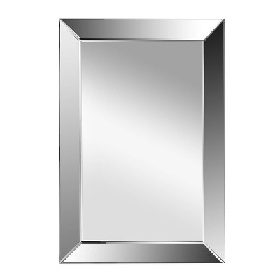 Isabele Rectangle Wall Mirror Silver - Abbyson Living