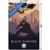 Trends International Marvel Heroic Silhouette - Black Panther Unframed Wall Poster Prints - 3 of 4
