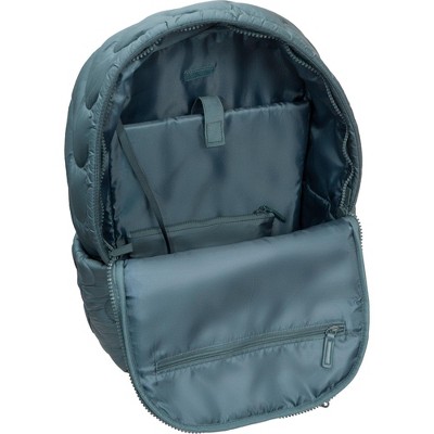 JOAN & DAVID Wave Quilted Puffer Nylon 18 Inch Workbook Backpack 346-SPRUCE One Size — фото 7