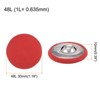 Unique Bargains Metal Shank Round Cloth Covered DIY Sewing Buttons 20 Pcs - 2 of 4