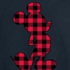 Men's - Disney - Mickey Plaid Long Sleeve Graphic T-Shirt - 2 of 4