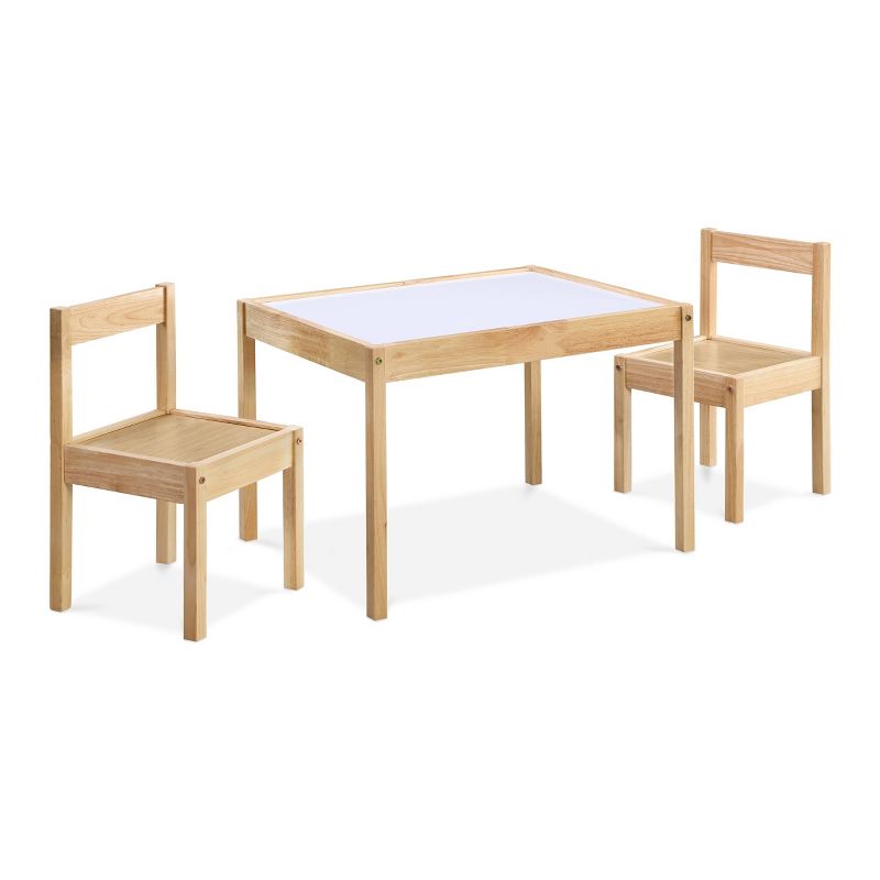 Olive &#38; Opie Gibson Dry Erase Kids&#39; Table and Chair Set - Natural - 3pc, 2 of 8